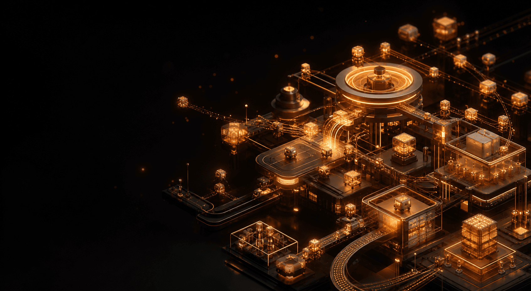 Agentic AI operating system illustration
